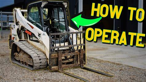 tips for driving a skid steer|operating a bobcat skid steer.